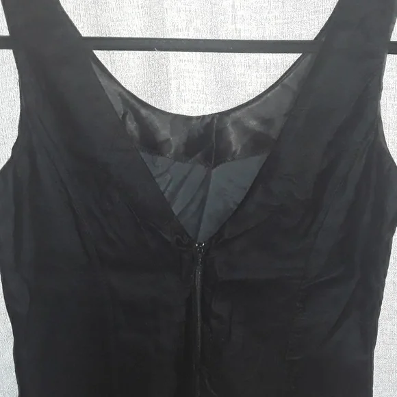 Vintage Scott McClintock Black Velvet Dress Size 6 ☆NWT☆ - Picture 3 of 6